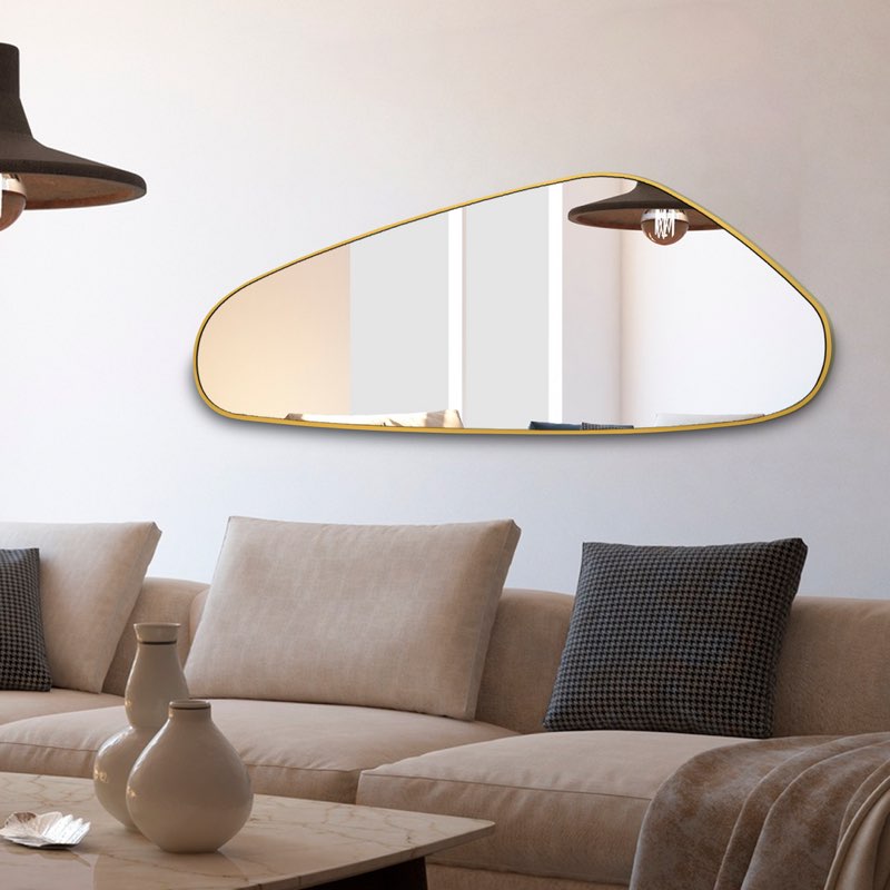 MIRA Irregular Metal Frame Wall Mirror
