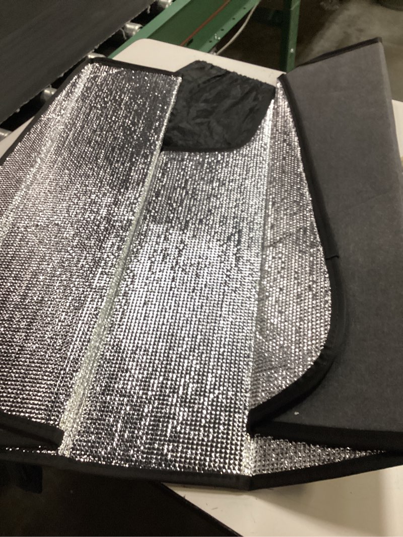 Condition photo showing Good Condition for foldable sunshade compatible with 2019-2026 gmc sierra, custom-fit windshield sun shade