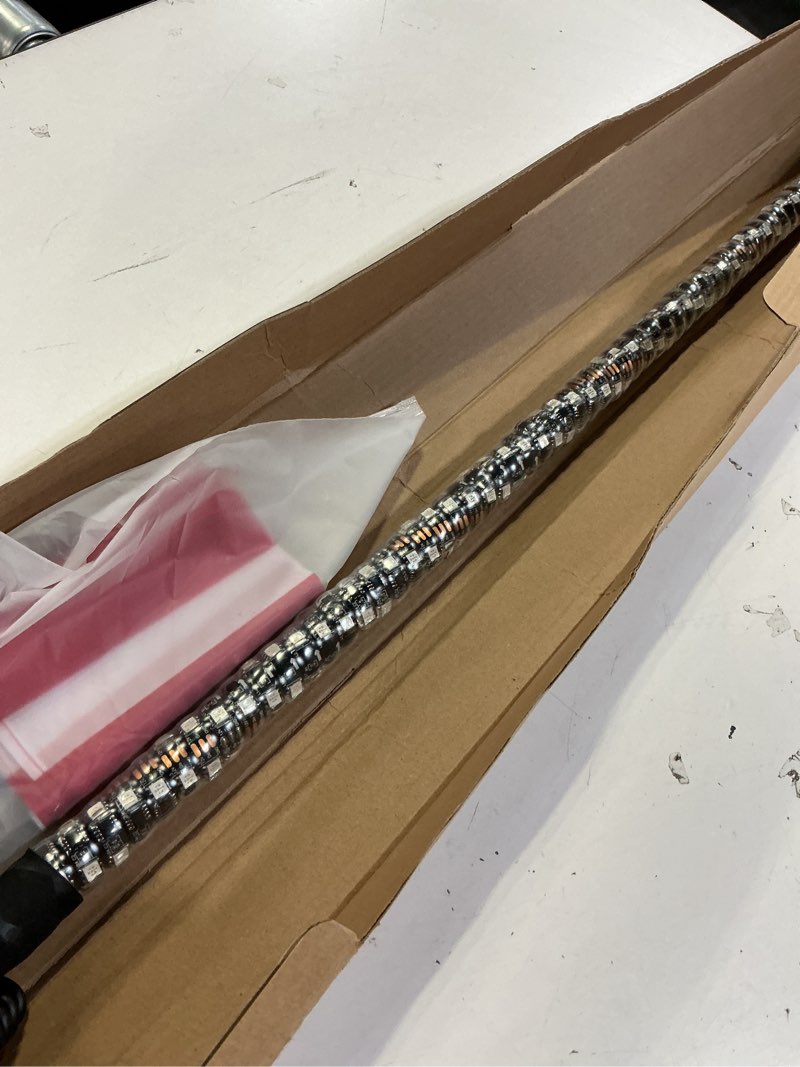 Condition photo showing Good Condition for 4ft led whip lights for utv rgb chasing/dancing light remote control app-supported, 600+ color mode combinations, rgb chasing lighted antenna whips for utv, atv, truck, dune buggy 4ft / (pack of 1)