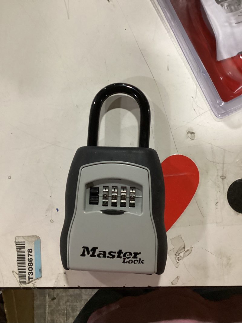 Condition photo showing Good Condition for Master Lock Door Knob Combination Dials Lock Box