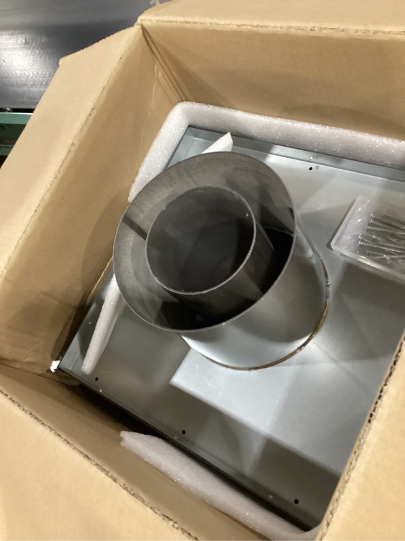 Condition photo showing Good Condition for Zonon 4" x 6-5/8" Direct Vent Horizontal Square Termination Cap, Heavy Duty Galvanized Steel Exhaust Cap for Fireplace, Stove Gas and Boiler Venting Weather Resistant