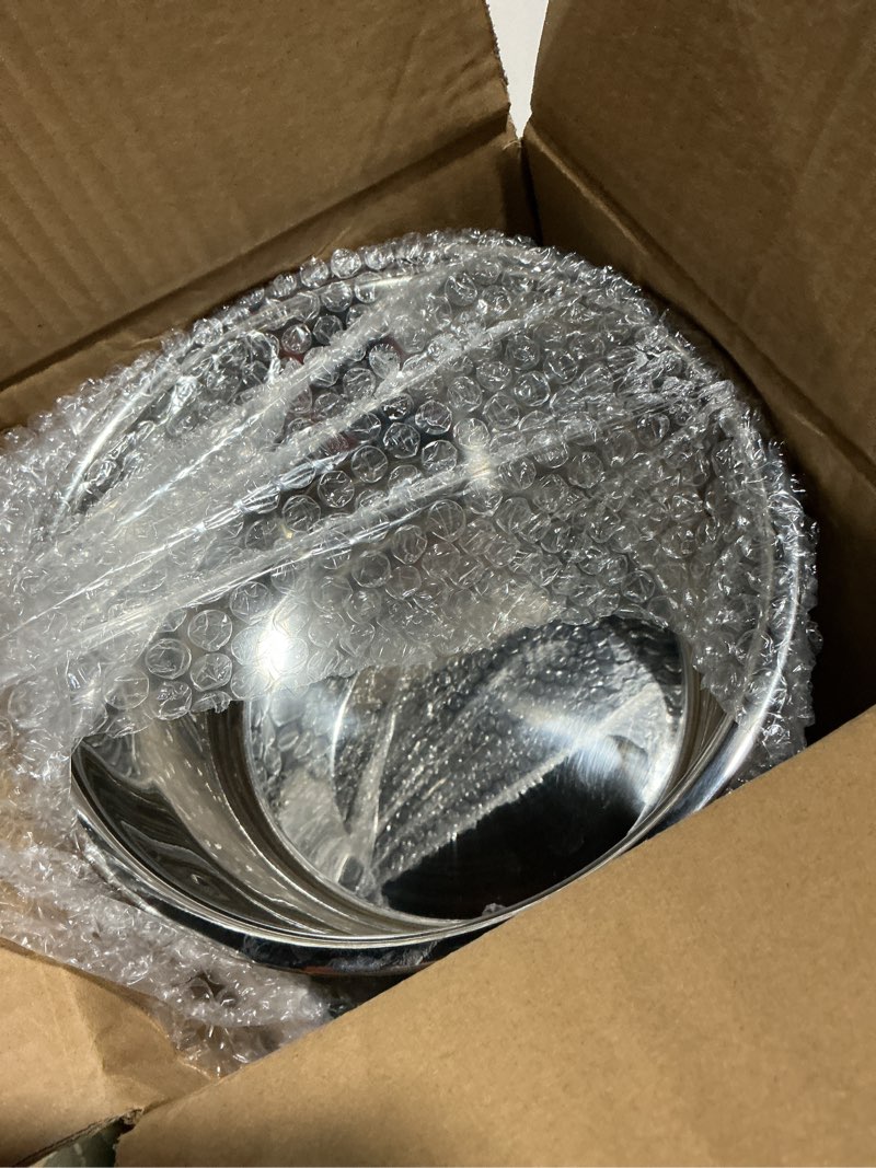 Condition photo showing Good Condition for Replacement Rice Cooker 5.5 Cup Inner Pot Only Compatible with Tiger JBV-A10U Inner Pot, 304 Stainless Steel Inner Bowl, Durable Pots for Multi-Cookers, Easy to Clean and Dishwasher Safe