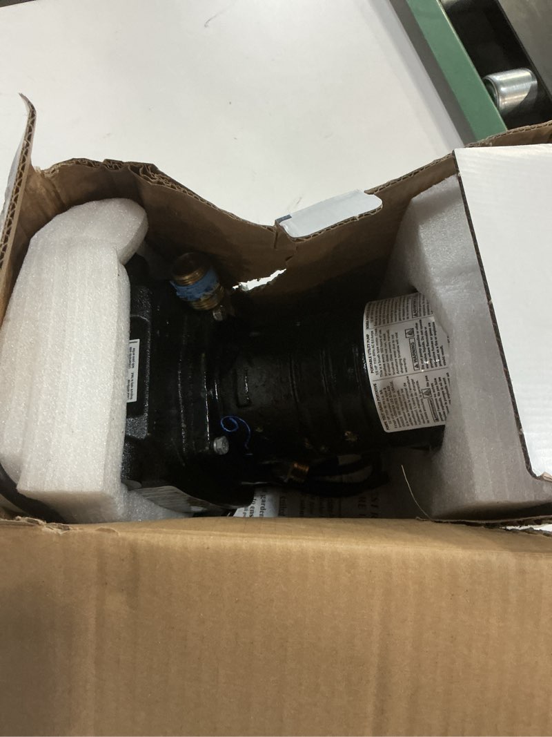 Condition photo showing As Is for utilitech 0.5-hp cast iron electric utility pump (0955642)