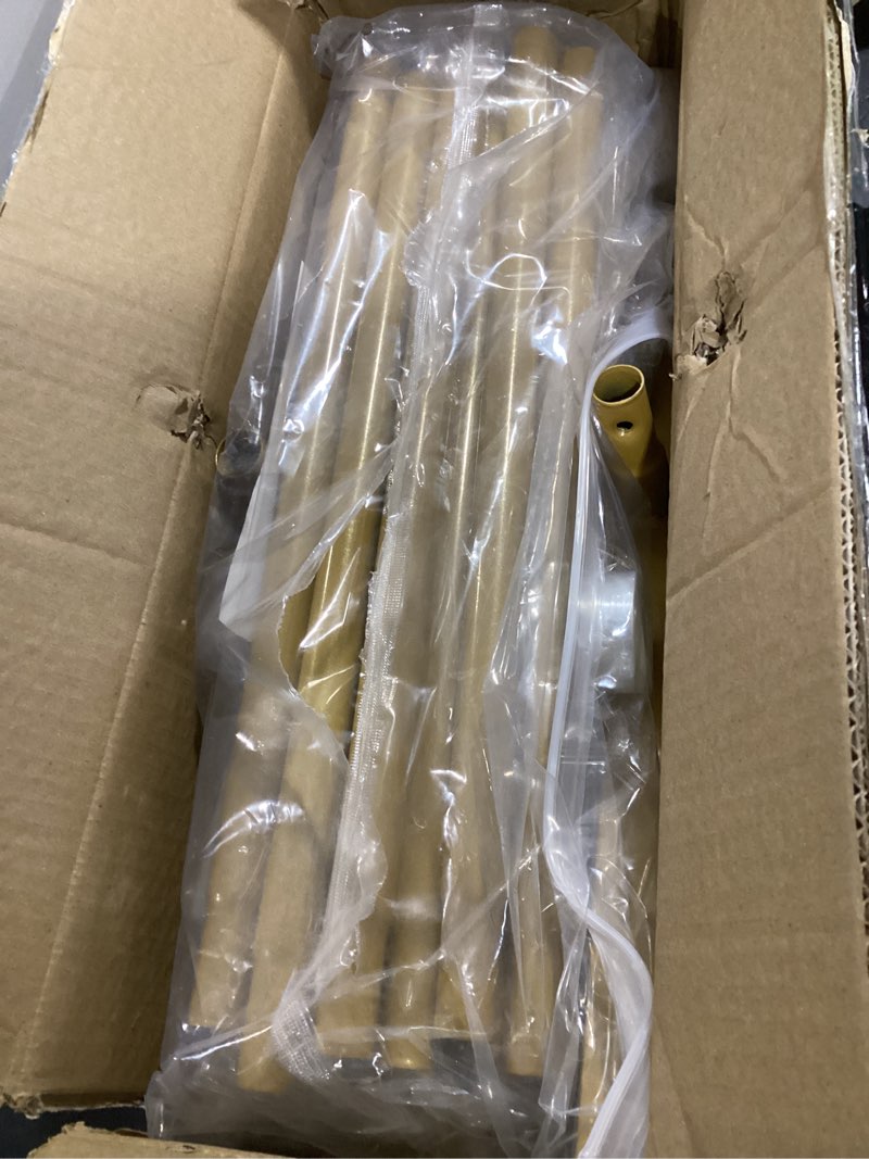 Condition photo showing Good Condition for metal arch backdrop stand 7.2ft+6ft wedding arch backdrop stand set of 2 gold arch backdrop stand for valentines day party wedding ceremony baby shower birthday floral balloon decration 6ft + 7.2ft stand set