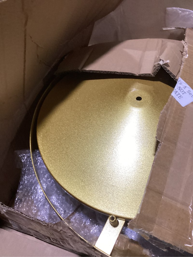 Condition photo showing Good Condition for Mumufy 50 Inch Metal Church Advent Candle Stand Tall Christmas Advent Wreath Stand Candleholder with 5 Pcs Purple Pink White Candles Jesus Nativity Religious Gift for Home Church