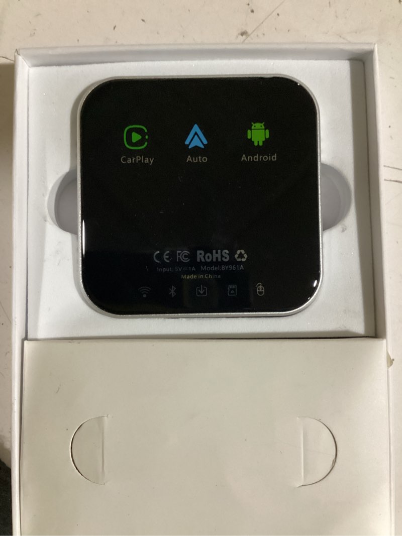 Condition photo showing Good Condition for 3-in-1 wireless carplay adapter & android auto wireless adapter, plug & play, easy setup, supports netflix, youtube, tf card, and more for cars with oem wired carplay/android auto