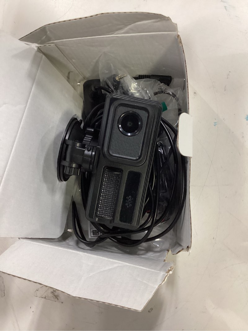 Condition photo showing Good Condition for 3 channel dash camera for cars,triple lens 4k+1080p+1080p dash cam front rear inside,built-in 5g wifi & app, night vision,24h parking mode,loop recording,170° wide angle,32gb card included(black)