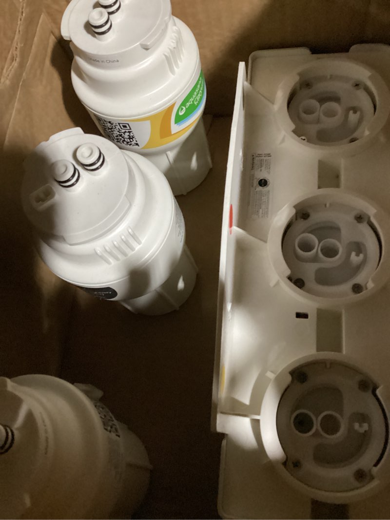 Condition photo showing Good Condition for aquasana under sink water filter system - reduces pfas, lead, & chlorine in drinking water - under counter claryum filtration for kitchen - 3-stage - oil-rubbed bronze faucet - aq-5300.62