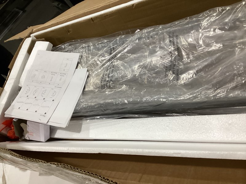 Condition photo showing New/Like New for Tribesigns 41.3" Console Table, Industrial 4-Tier Sofa Table Entryway Table with Circle Base, Narrow Wood Accent Tables with Storage Shelves for Living Room, Hallway, Foyer, Rustic Brown