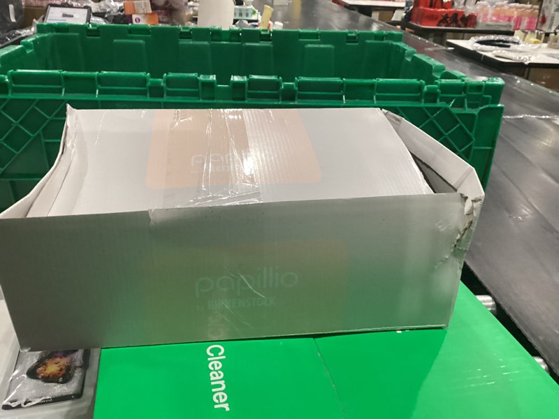 Condition photo showing New/Like New for Birkenstock womens Papillio Florida Platform - Vegan 5-5.5 Narrow Mocca