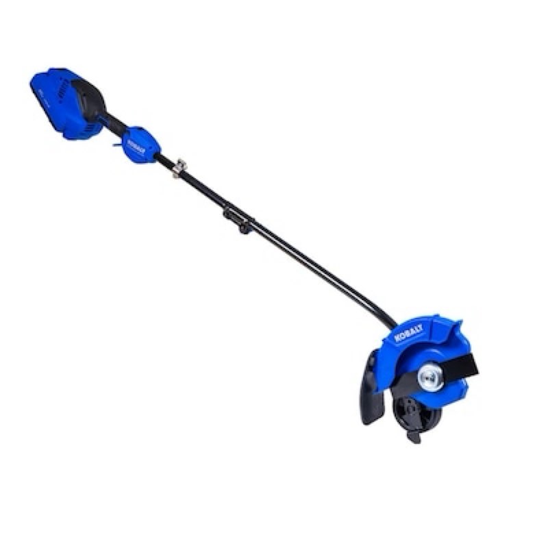 kobalt 40-volt 40-volt 9-in handheld attachment capable battery lawn edger