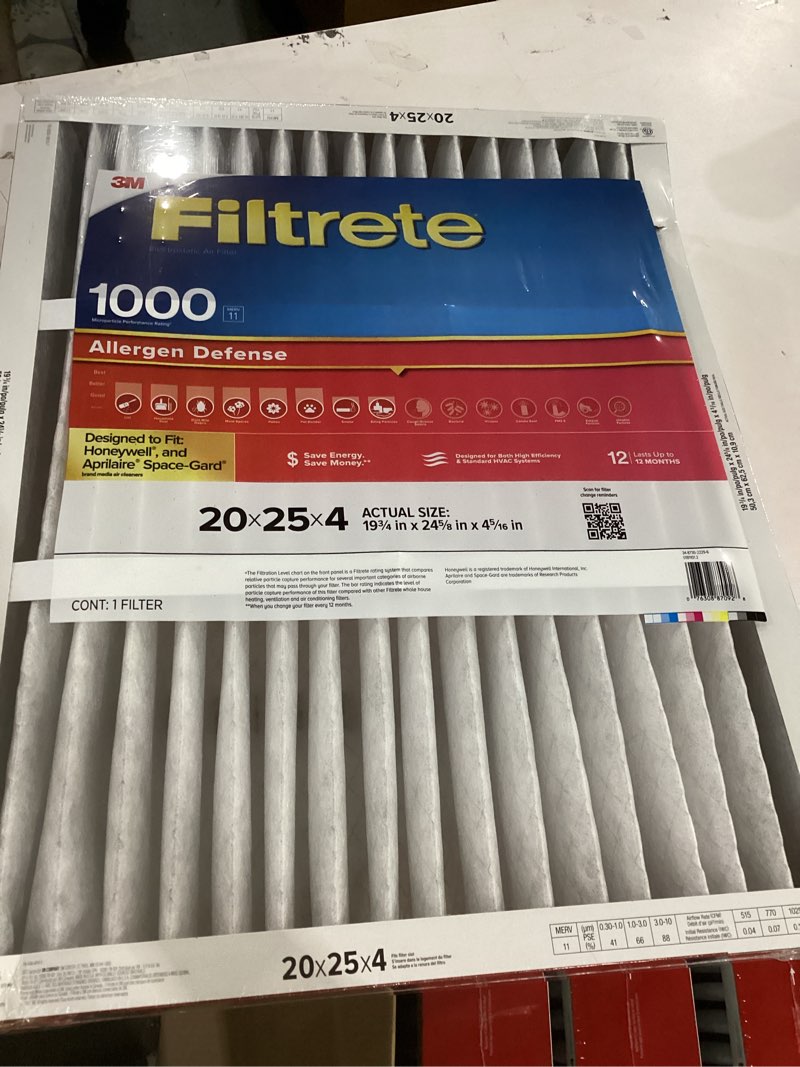 3m company nadp03 ultra allergen filter 1 ** damages**