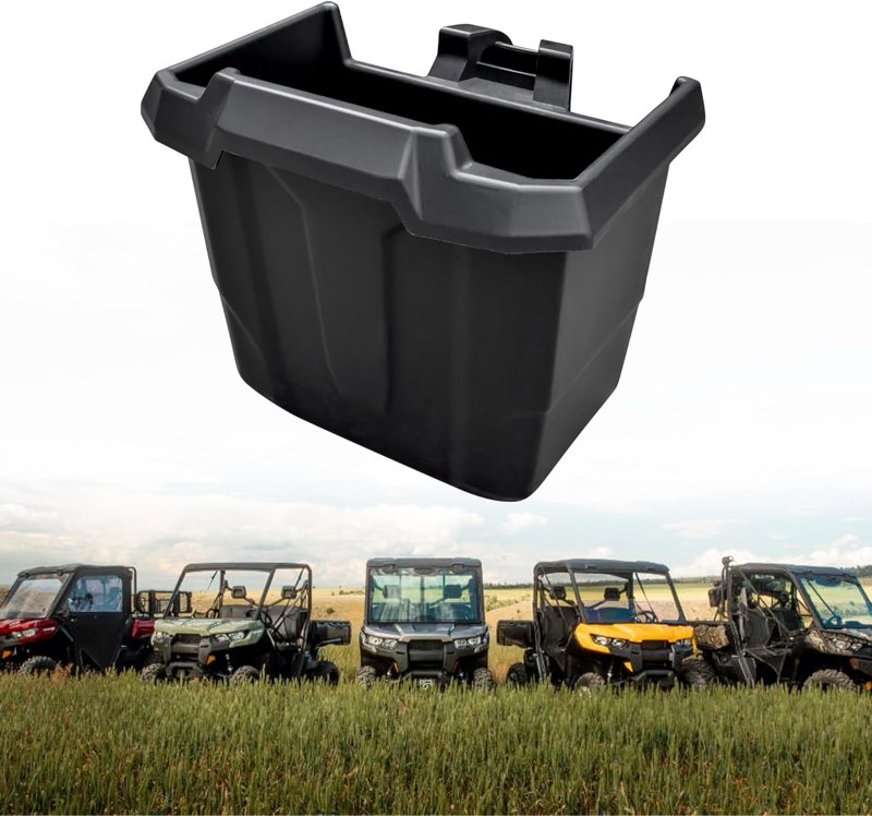 UTVSXPERT Center Underseat Storage Bin for for Defender 16-25, Removable 7.5L Central Under Seat Sto