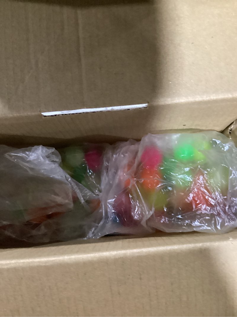 Condition photo showing As Is for sumind kids small bouncy balls in bulk rubber high bouncing balls for baby toddler birthday party favors gift game prizes vending machines fillers outdoor activities(500 pc) 0.78 inch 500