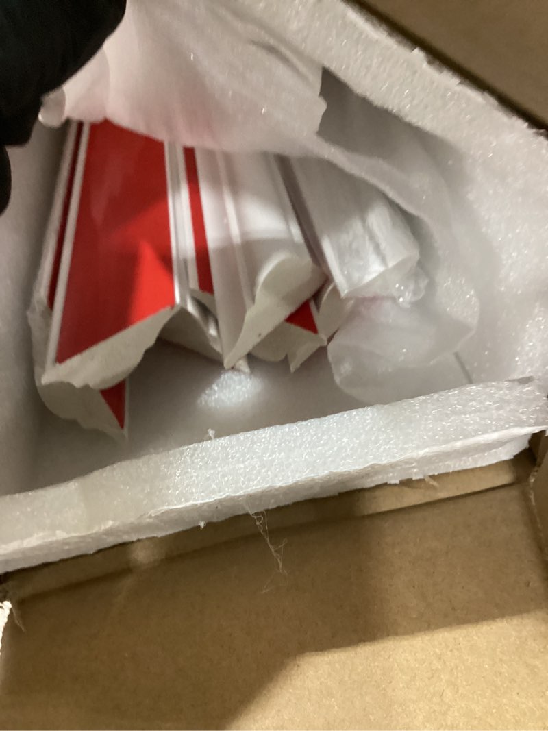 Condition photo showing Good Condition for neatiease 2 set peel and stick wall molding trim kit, premade wainscoting panels, self adhesive moulding panel for interior walls picture frame(22"x36",22" 24") 22"x36"+22"x24" 2-frame, white