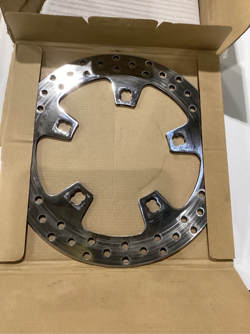 Condition photo showing Good Condition for youxmoto 11.8" 2 pcs front brake rotor for harley davidson touring, for road king electra glide standard/classic tri glide ultra classic street glide road glide front brake dics rotor 14-22, polished 2*11.8'' front rotor