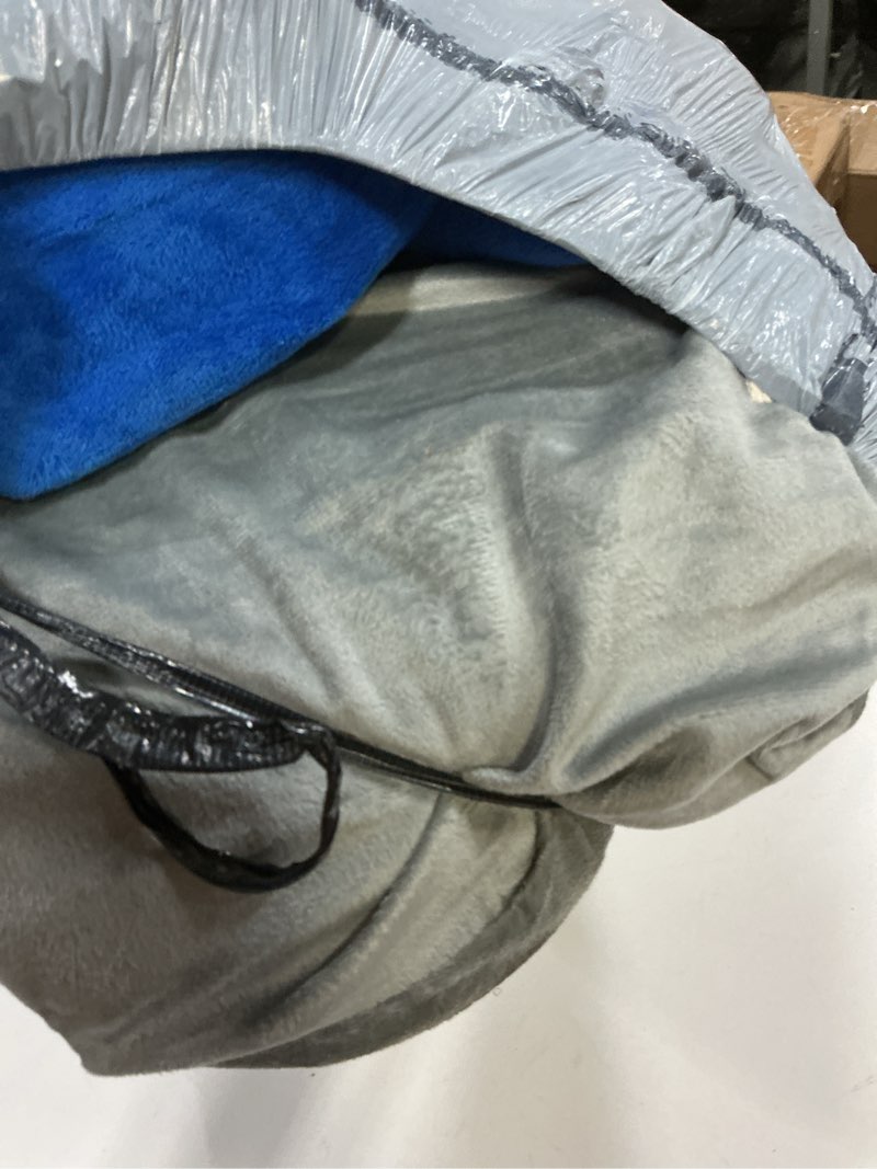 Condition photo showing As Is for KingPavonini 4-Height Adjustable Leg Elevation Pillows for After Surgery with Ergonomic Curve, Memory Foam Wedge Pillow for Legs Swelling and Pain Relief, Knee Replacement Recovery Aids (Single Leg) Single Leg (Upgraded) Grey