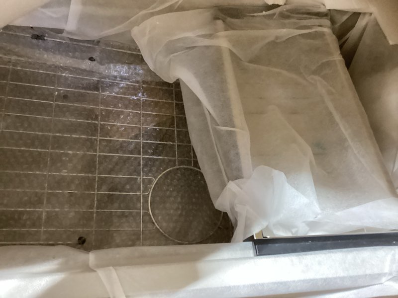 Condition photo showing As Is for 30 Inch Undermount Kitchen Sink Stainless Steel, 30 x 19 Inch Single Bowl Undermount Workstation Sink 10 Inch Deep Commercial 16 Gauge Stainless Steel Stainless Steel 30"x19"x10"