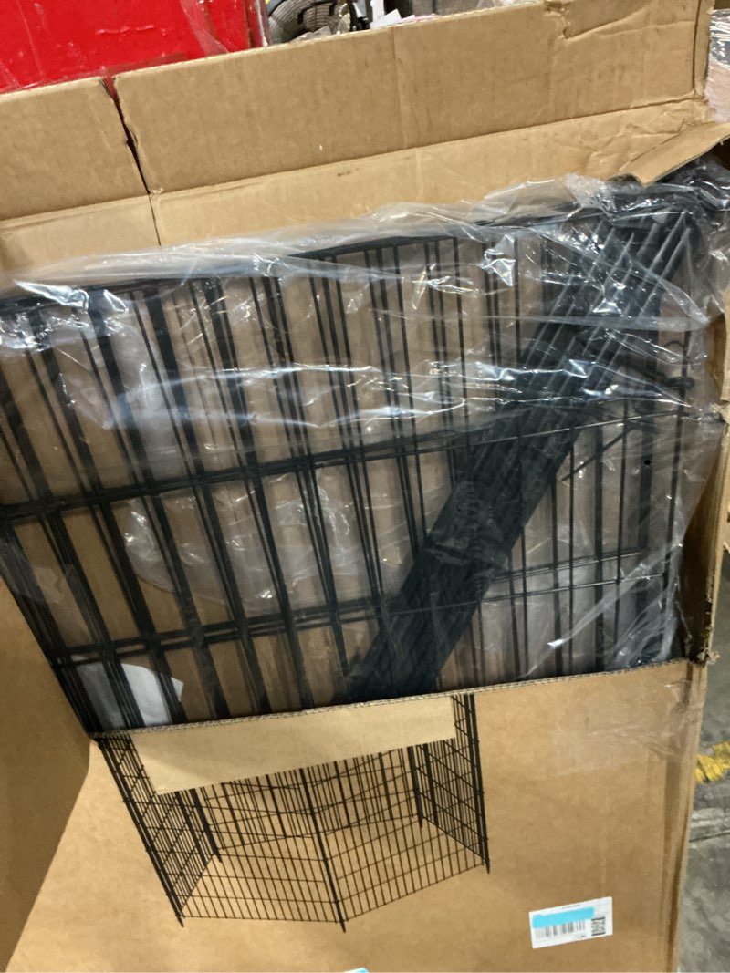 Condition photo showing New/Like New for 10 panels no dig garden fence animal barrier, 48in(h) × 26.25ft(l) decorative metal outdoor dog fence, rustproof pet fencing for yard, patio, flower bed -temporary fencing| easy to install 10 panels-48 in(h) x 26.25 ft(l)