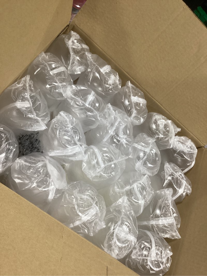Condition photo showing Good Condition for oojami 40 piece stemless unbreakable crystal clear plastic wine glasses set of 40 (12 ounces)