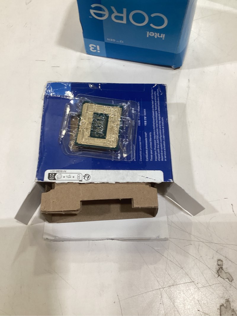Condition photo showing As Is for intel core i7-12700k gaming desktop processor with integrated graphics and 12 (8p+4e) cores up to 5.0 ghz unlocked lga1700 600 series chipset 125w