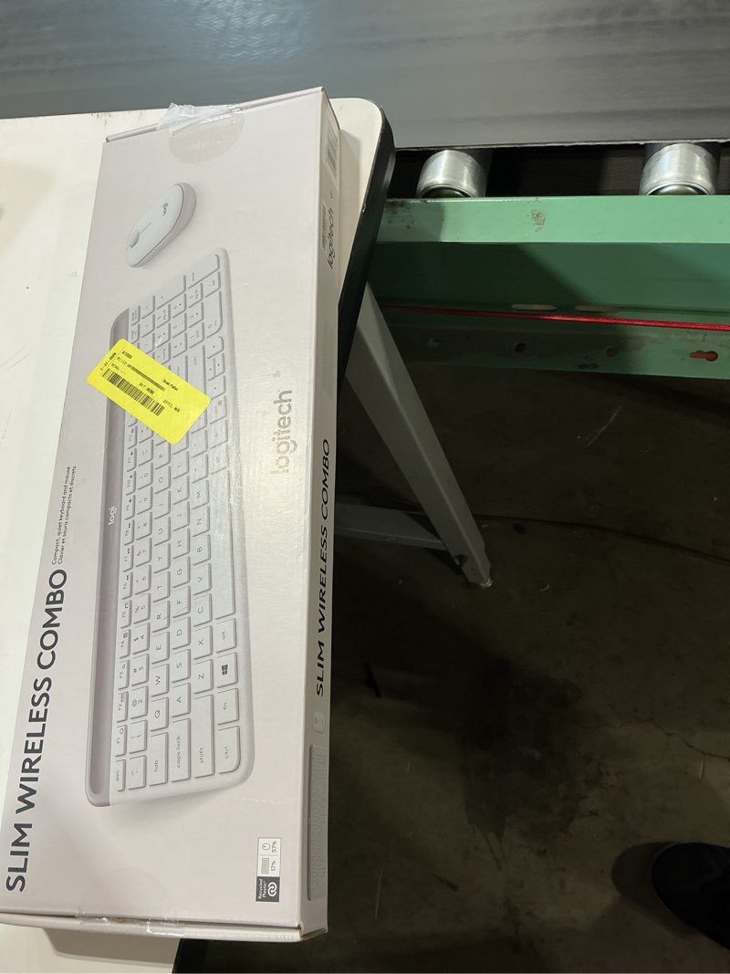 Condition photo showing Good Condition for logitech slim wireless combo mk470 - keyboard and mouse set - off-white