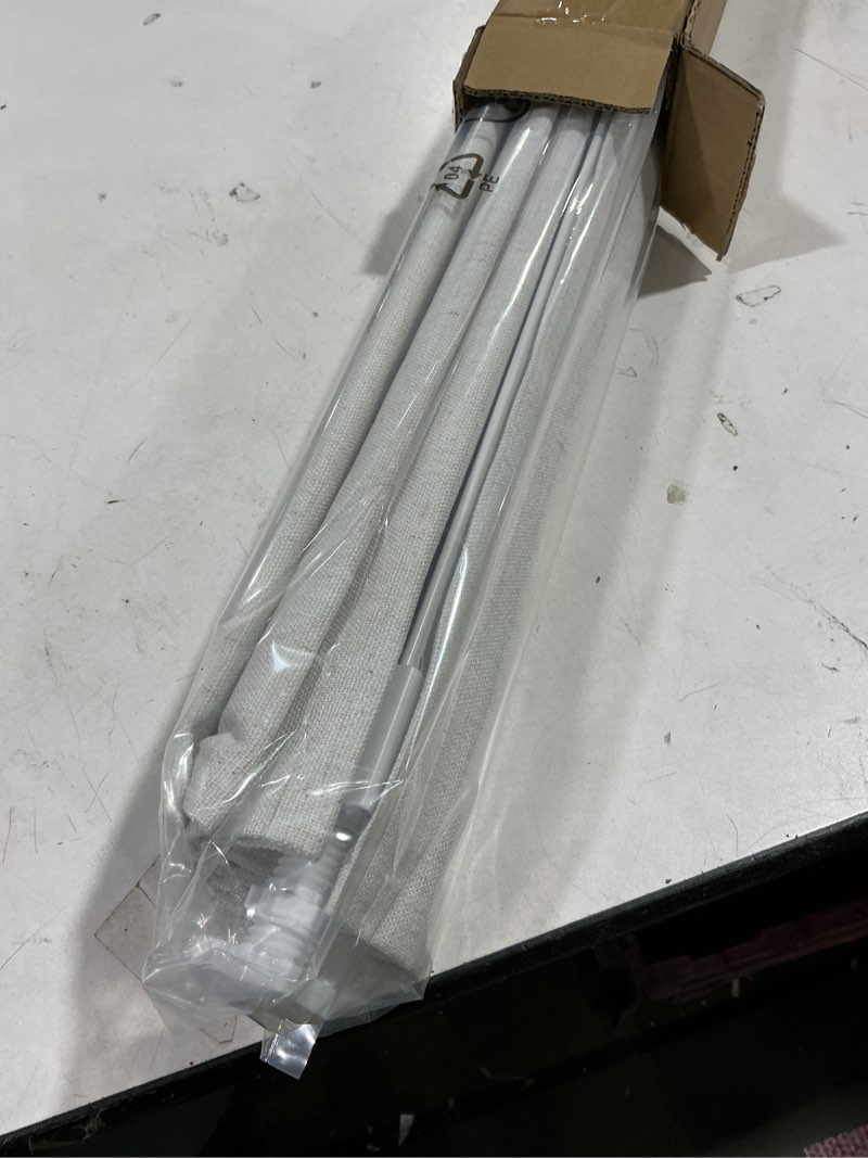 Condition photo showing Good Condition for LazBlinds No Tools No Drill Cordless Roman Shades for Windows, Blackout Thermal Insulated UV Blocking Window Blinds, Room Darkening Fabric Blinds for Indoor Windows, 32'' W x 48'' H, Off White Blackout - Off White 32" W x 48" H