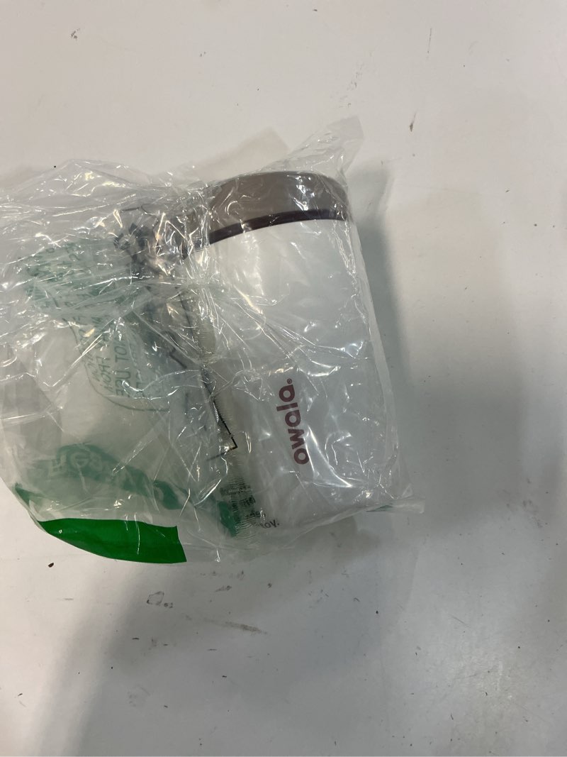 Condition photo showing Good Condition for owala smoothsip slider insulated stainless steel coffee tumbler, reusable iced coffee cup, hot coffee travel mug, bpa free 12 oz, vanilla bean vanilla bean 12 ounces no handle