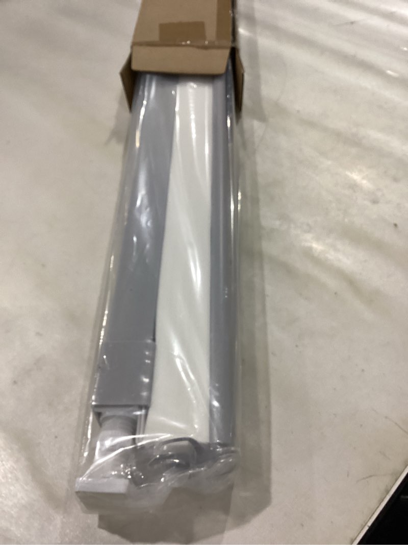 Condition photo showing New/Like New for LazBlinds Cordless Cellular Shades, No Tools No Drill Light Filtering Honeycomb Shades Pleated Blinds for Windows, 22.5'' W x 48'' H, Light Grey Light Filtering-light Grey 22 1/2'' W x 48'' H