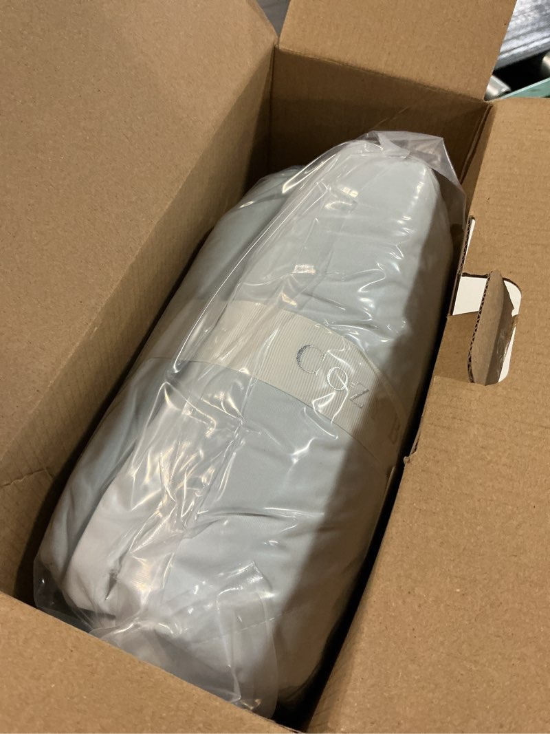 Condition photo showing New/Like New for cozy bliss cooling comforter queen size, cooling blankets for hot sleepers and night sweats, blue summer comforter for queen size bed, breathable soft lightweight silk smooth blue queen(90"*90")