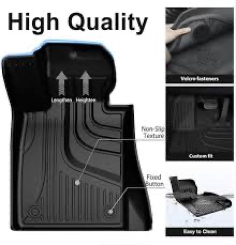 HAFIDI® Floor Mats & Cargo Liner Set Fit for 2019-2025 BMW 3 Series 330i/330i xD/330e Sedan All Weat