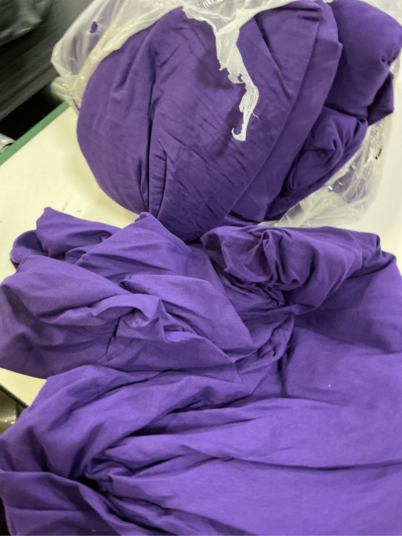 Condition photo showing Good Condition for 8 pack purple round tablecloth 120 inch round table cloth, wrinkle resistant and washable tablecloth polyester fabric table cloth round cover for dining wedding banquet party purple 120 inch round