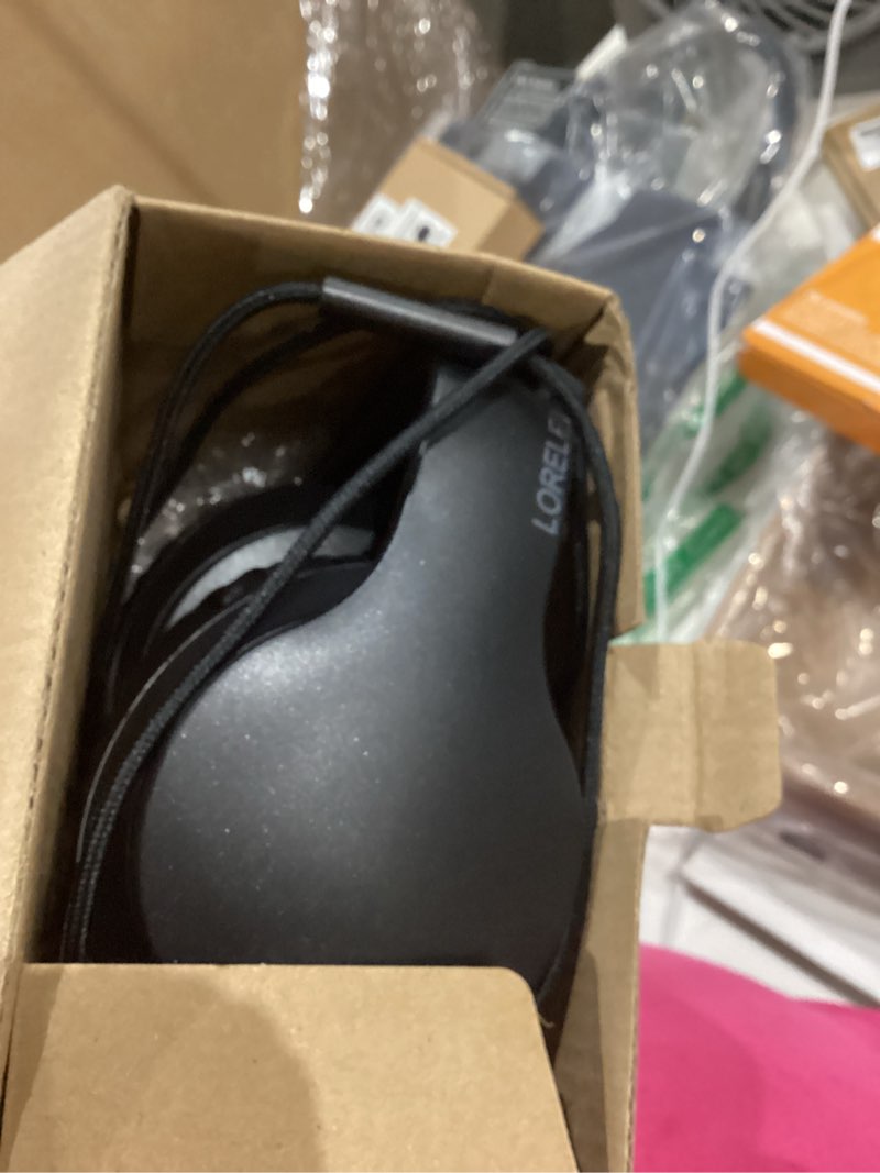 Condition photo showing Good Condition for lorelei x6 over-ear wired stereo bass headphones with microphone, lightweight, foldable & portable with 1.45m no-tangle for smartphone, tablet, mp3/4, space black