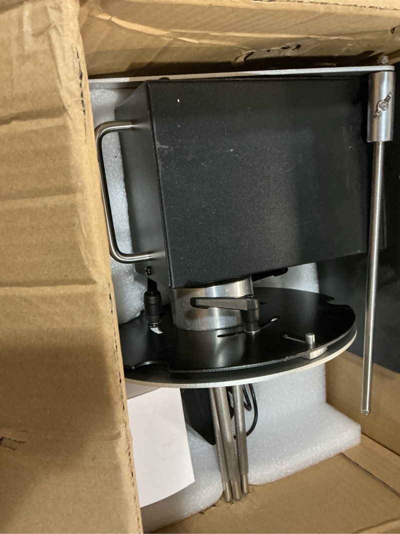 Condition photo showing Good Condition for u.s. solid automatic label rewinder machine, label rewinding machine for label printers, adjustable core holder 1" - 4", max label width 5.9", roll diameter 8.7"