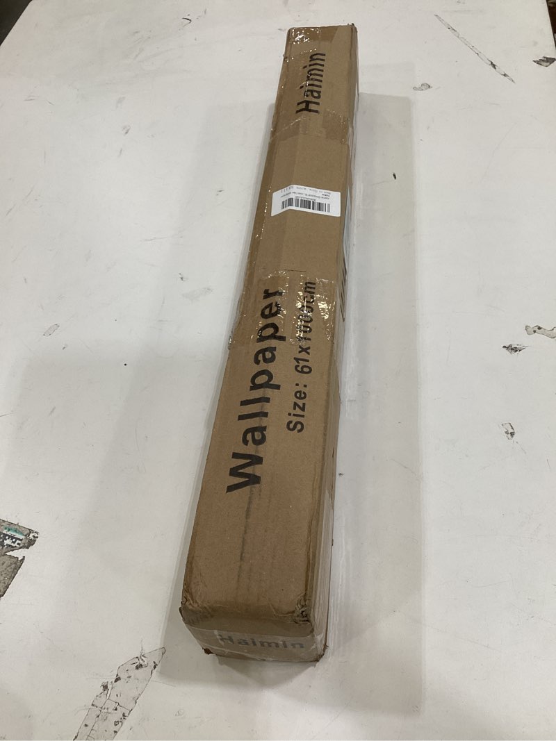Condition photo showing New/Like New for haimin grasscloth wallpaper textured 24in x 393in fabric contact paper light blue wall paper textured linen peel and stick self-adhesive thick vinyl embossed film wallpaper