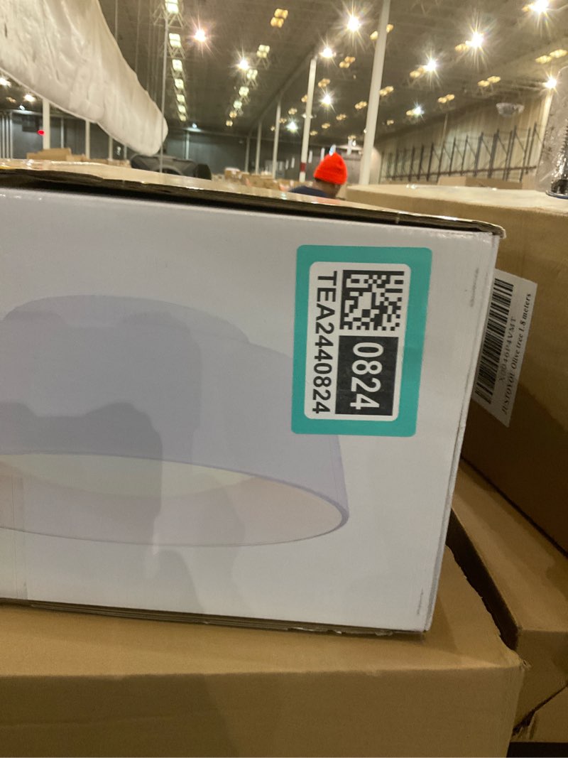 Condition photo showing New/Like New for Canarm Nova LED Flush Mount Ceiling Light, 13.75”, 21.5W Integrated LED, Dimmable 3000K, 1000 Lumens, White Acrylic