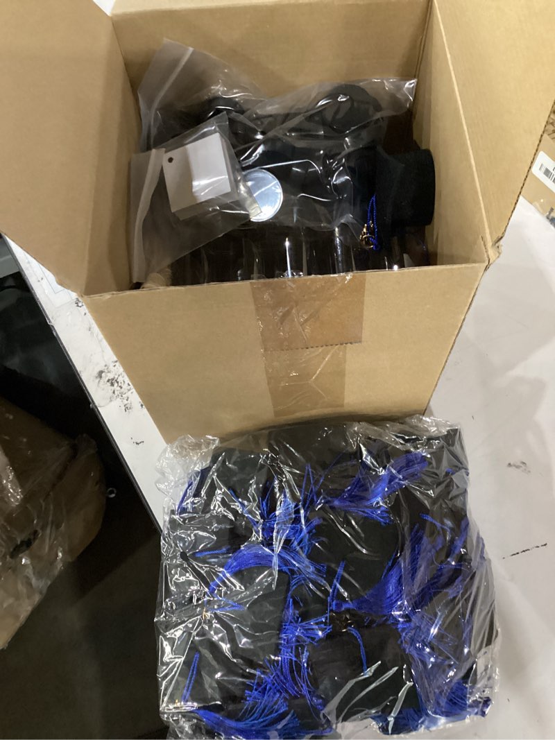Condition photo showing Good Condition for willinglong 30 set 2026 graduation candy tubes jars set 100 ml fillable clear plastic gumball container with cap with tassel and cards for diy 2026 graduation party favors(blue)