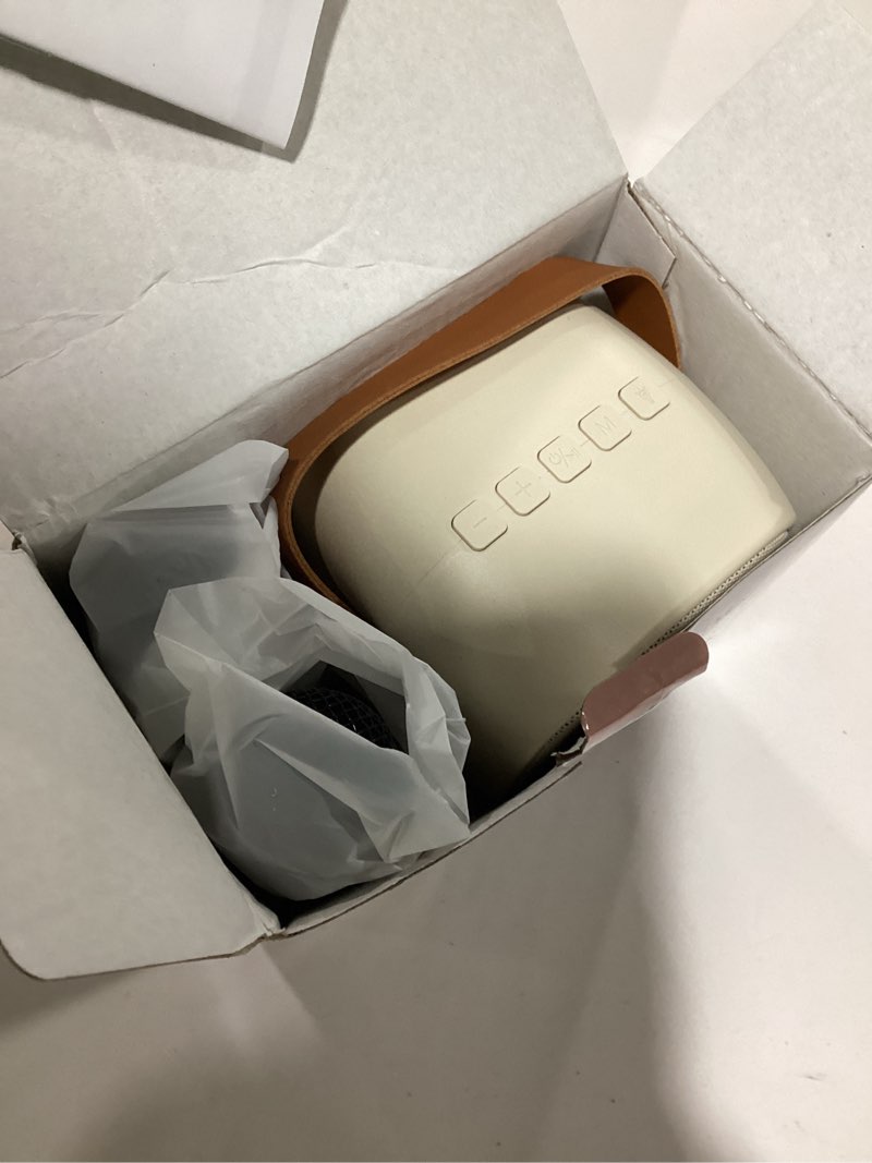 Condition photo showing New/Like New for Karaoke Machine for Kids, Toys for 3-12 Years Old Girls Gifts, Kids Karaoke Microphone Machine Toy, Best Fun Christmas Birthday Gifts for 5 6 7 8 9 10 11 Years Teens Girl Boys Beige 2 Mic Beige 2 Mics