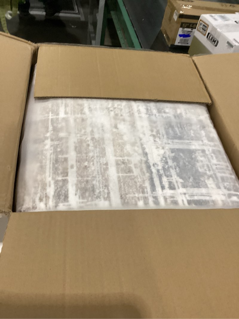 Condition photo showing Good Condition for Area Rug for Living Room: 3x5 Washable Neutral Abstract Modern Soft Rugs Non Slip Indoor Floor Stain Resistant Carpet for Bedroom Dining Room Office Nursery - Golden Brown Golden Brown 3' x 5'