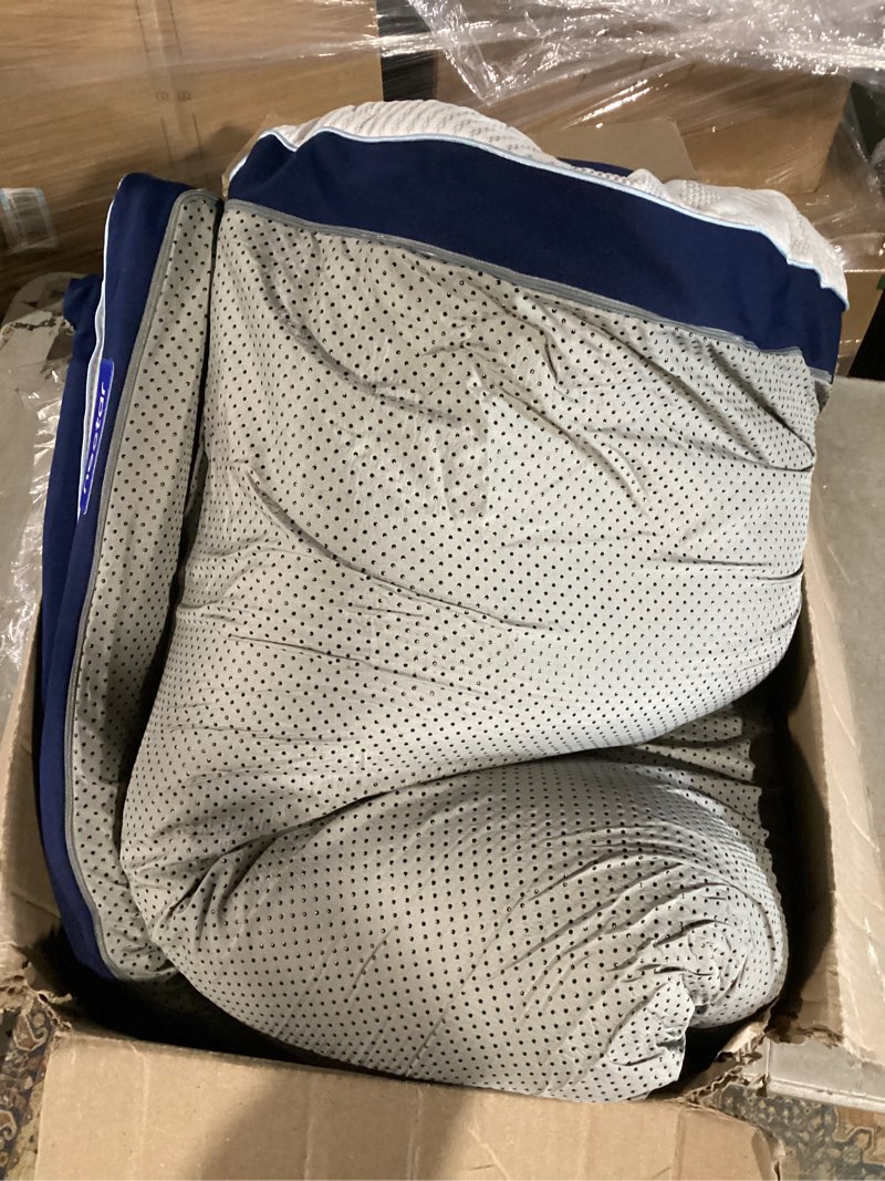 Condition photo showing As Is for nectar soft mattress topper - queen - 2" gel memory foam mattress topper - breathable & comfortable - back pain relief queen soft
