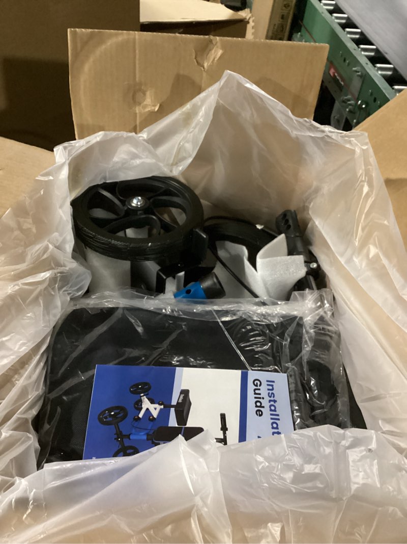 Condition photo showing Good Condition for Knee Scooter?Knee Scooter for Adults for Foot Surgery?Knee Walker for Foot Injuries Compact Crutch Alternative with Dual Braking System (Blue)