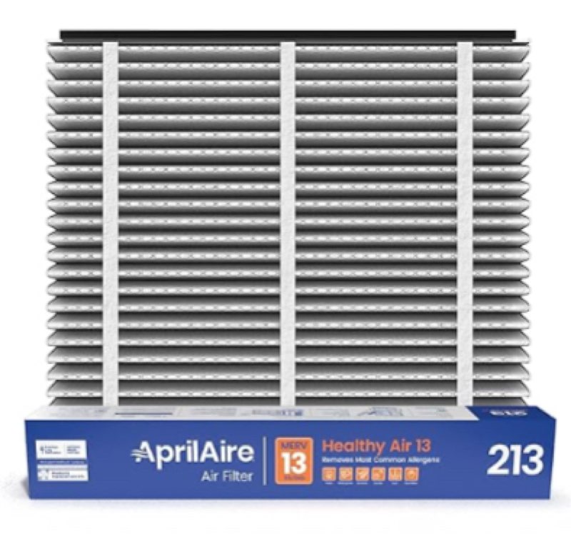 213 Replacement Air Filter for Aprilaire MERV 13 Compatible with AprilAire Furnace, Actual Size: 20x