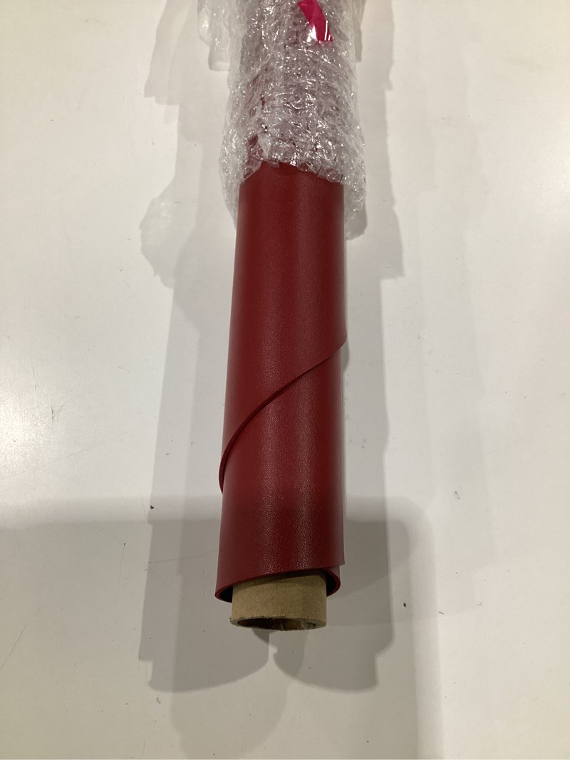 Condition photo showing Good Condition for Round Table Pad, 1.8mm Thick, Dia.24 Inch, Leather Table Cover, Table Protector (Dia.24, Black+Wine Red) Black+wine Red Dia.24Inch(Round)