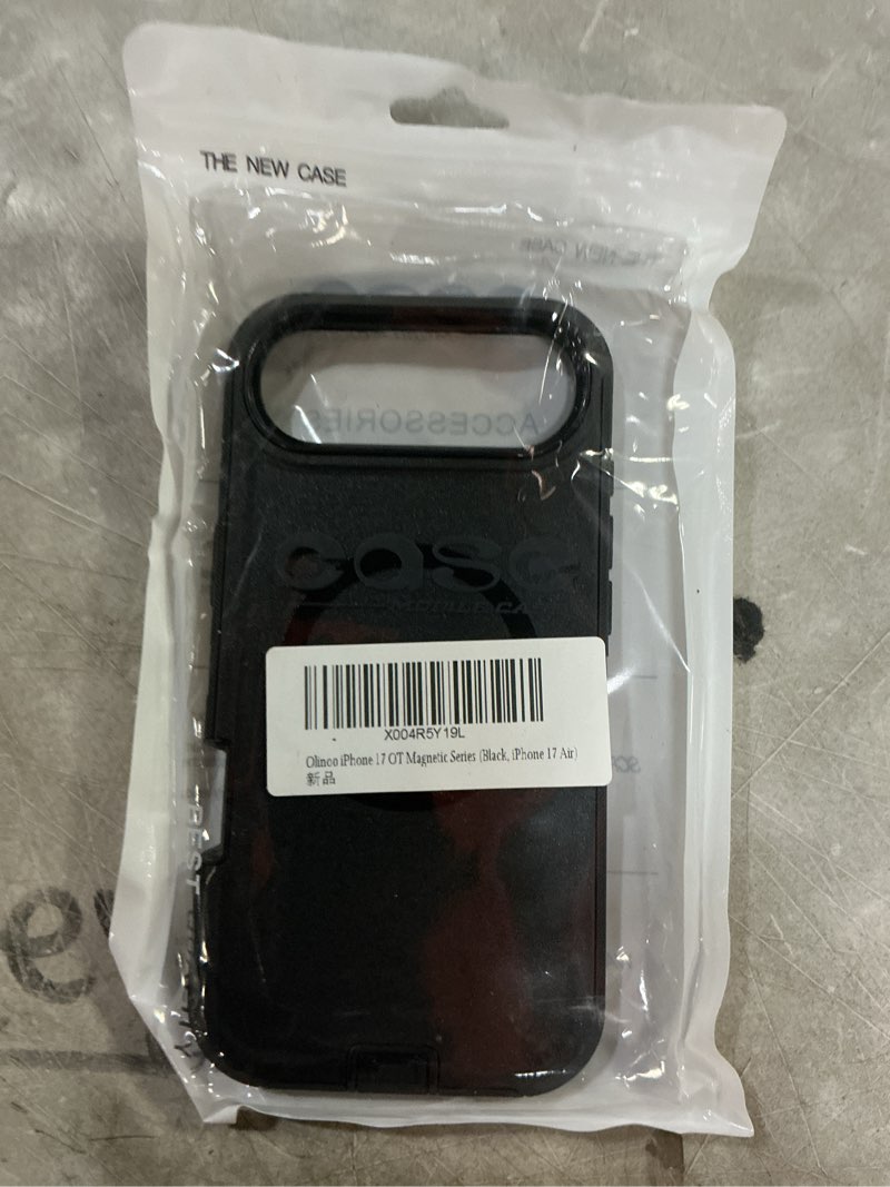 Condition photo showing New/Like New for Case Compatible with iPhone 17 Air Case Heavy Duty Shockproof 3-Layer Full-Body Protection Rugged Cover [Compatible with Magsafe] (Black)