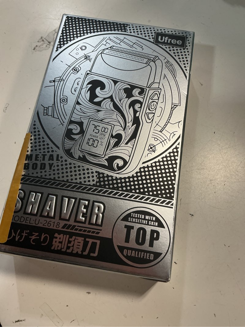 Condition photo showing Good Condition for ufree close shave electric foil shavers for men, 3-speed electric razor, bald head shavers, face shaving beard trimmer with lcd display, gifts for men