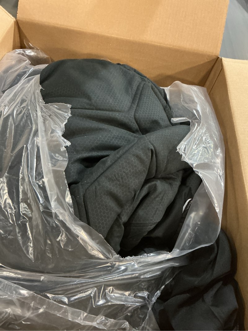 Condition photo showing As Is for Bedsure Black Queen Mattress Pad - Quilted Fitted Mattress Topper Protector with 8-21 Inches Deep Pocket, Noiseless Breathable Bed Cover Padded, Machine Washable, Black, 60x80 Inches