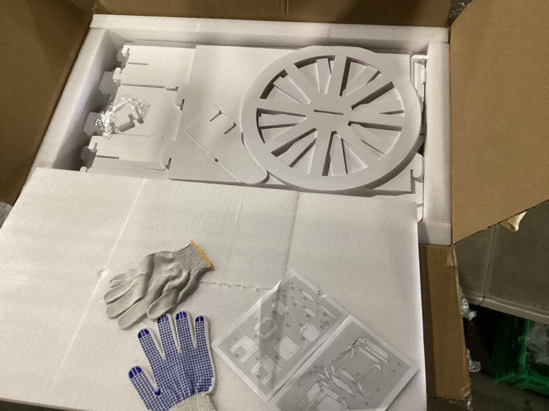 Condition photo showing New/Like New for imprsv candy cart, tool-free assembly dessert cart lightweight pvc candy cart with wheels for party birthday decor