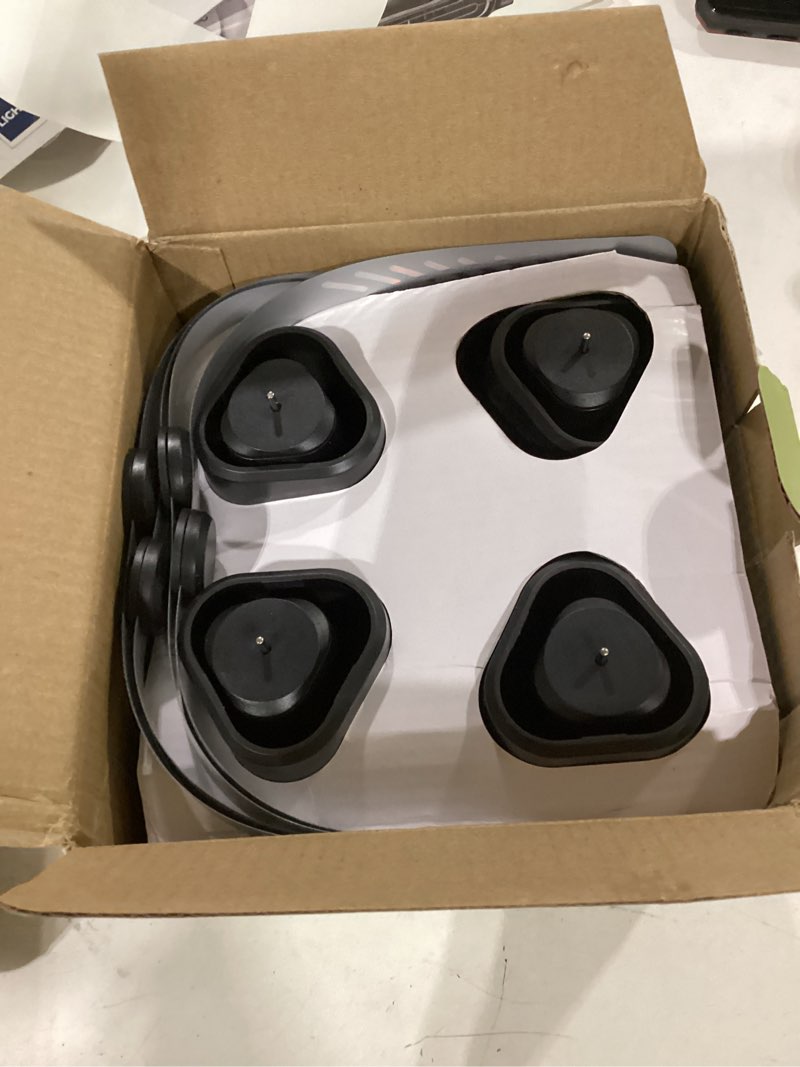 Condition photo showing Good Condition for fly fans for tables, fly fan outdoor indoor keep flies away, table top spinner with holographic blades, flies deterrent for picnic, restaurant, party, home, bbq (4 pack) modern