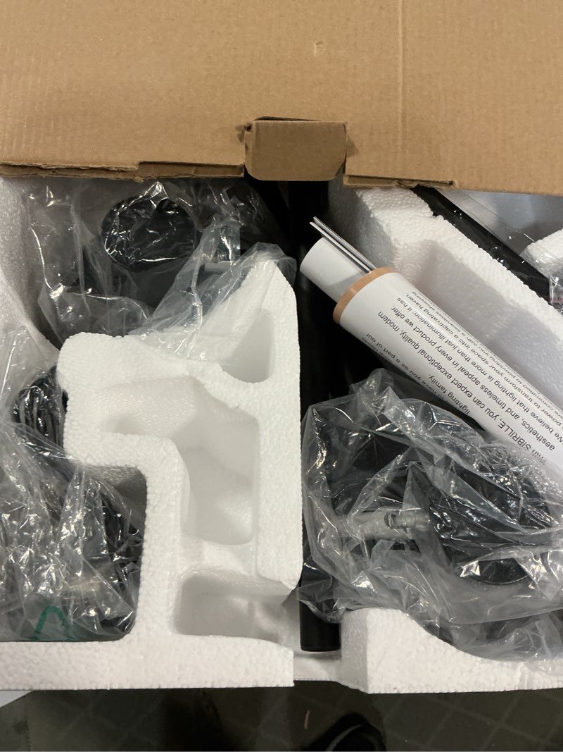 Condition photo showing Good Condition for 36W LED Tree Floor Lamp, Modern Dimmable Standing Lamp with Remote & Touch Control, 4 Color Temperatures, 3 Rotatable LED Light Floor Lamps for Living Room, Bedroom, Office Black