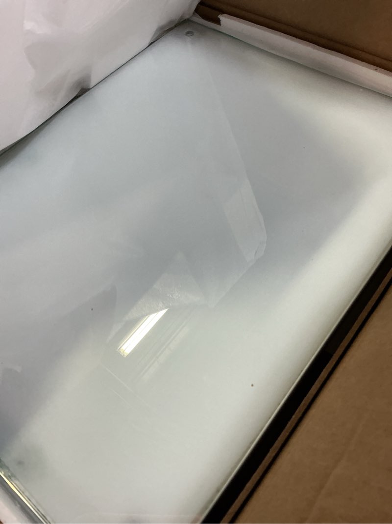 Condition photo showing Good Condition for clear acrylic side table, 2-tier end table for living room, small modern bedside tables nightstand for bedroom, home decor accent table, 15.7" l x 11.8" w x 19.82" h, clear 2 tier 1-pack